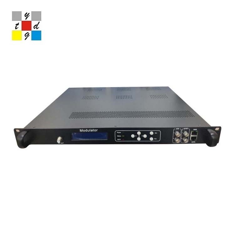 Best price 4/8 /12/16/24 HD video encoding to RF digital Modulator OUT DVB-C DVB-T ATSC ISDB-T