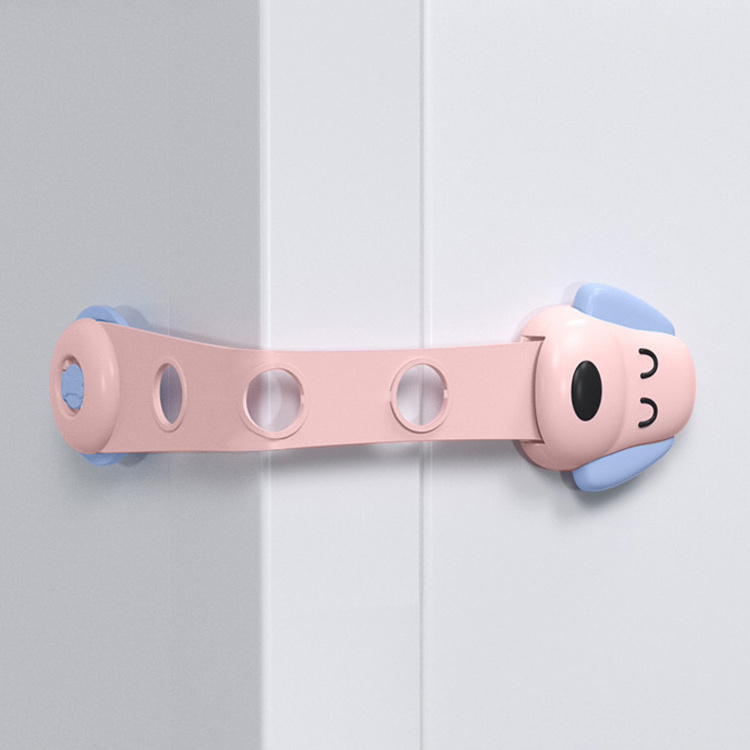 Baby supplies & products plastic Adjustable drawer cabinet safety lock to prevent children from pinching plastic lock