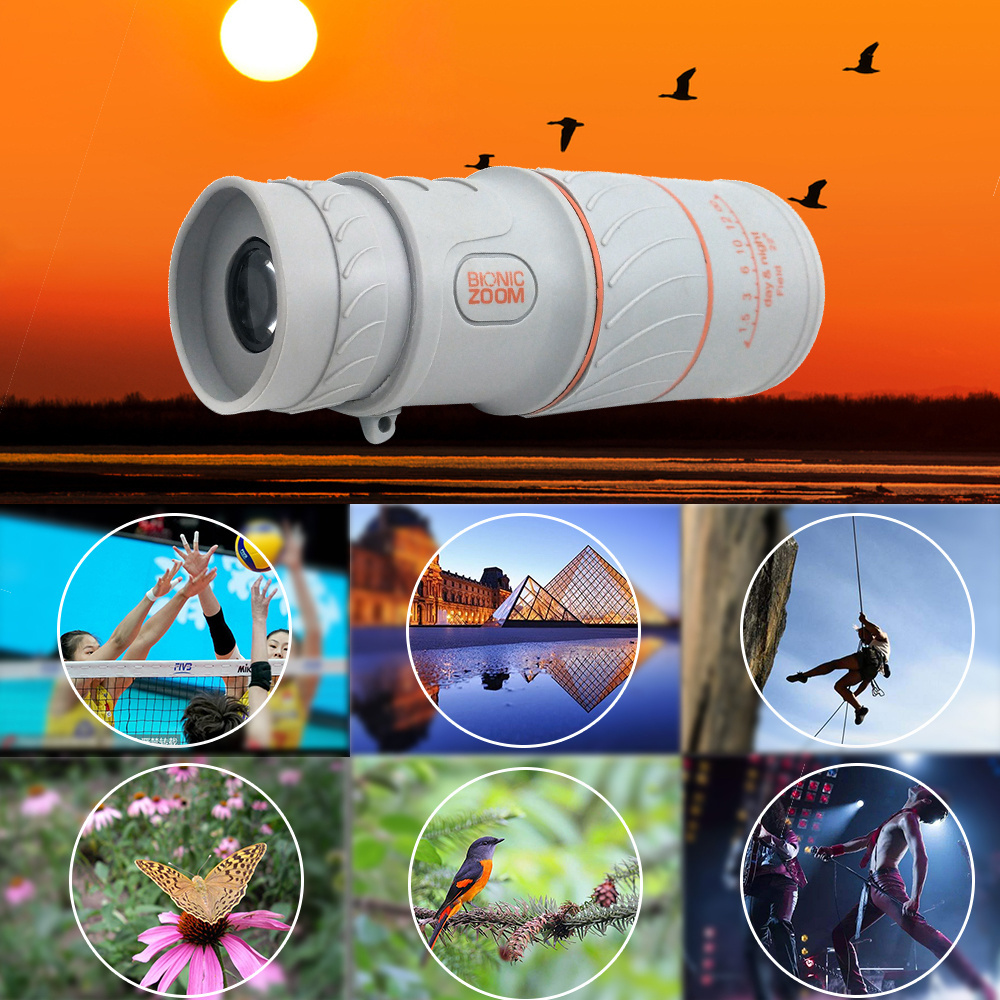 Hollyview 8x35 Monocular Telescope 40x60 High Power HD Monoculares for Mobile Phone