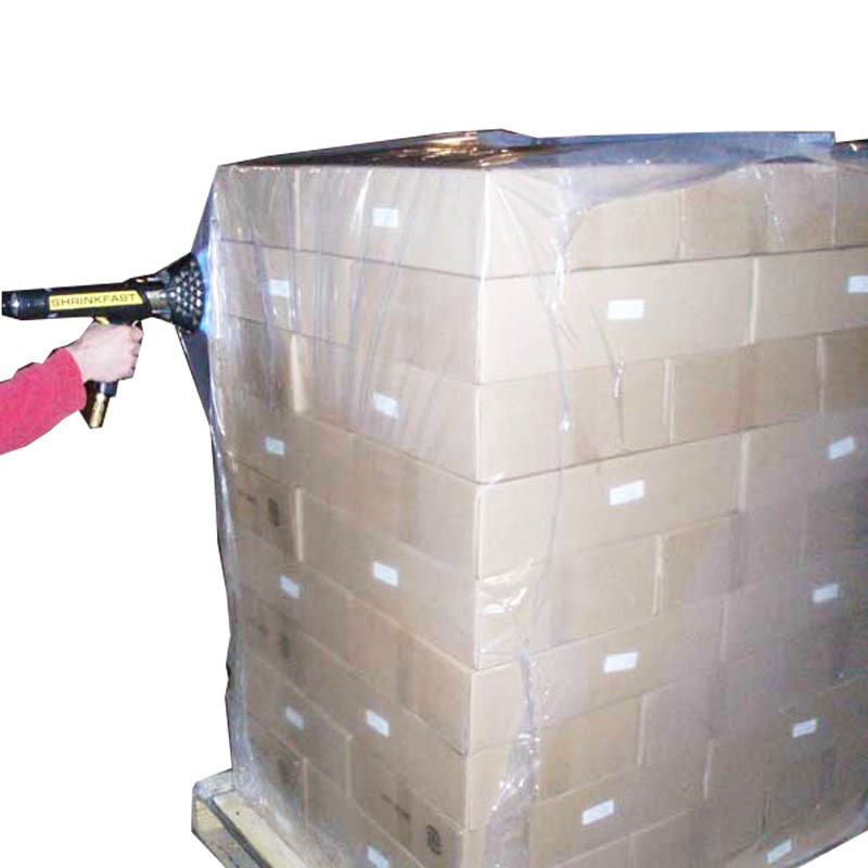 Top quality Transparent hoods pallet bags heat gun shrink wrap for pallets