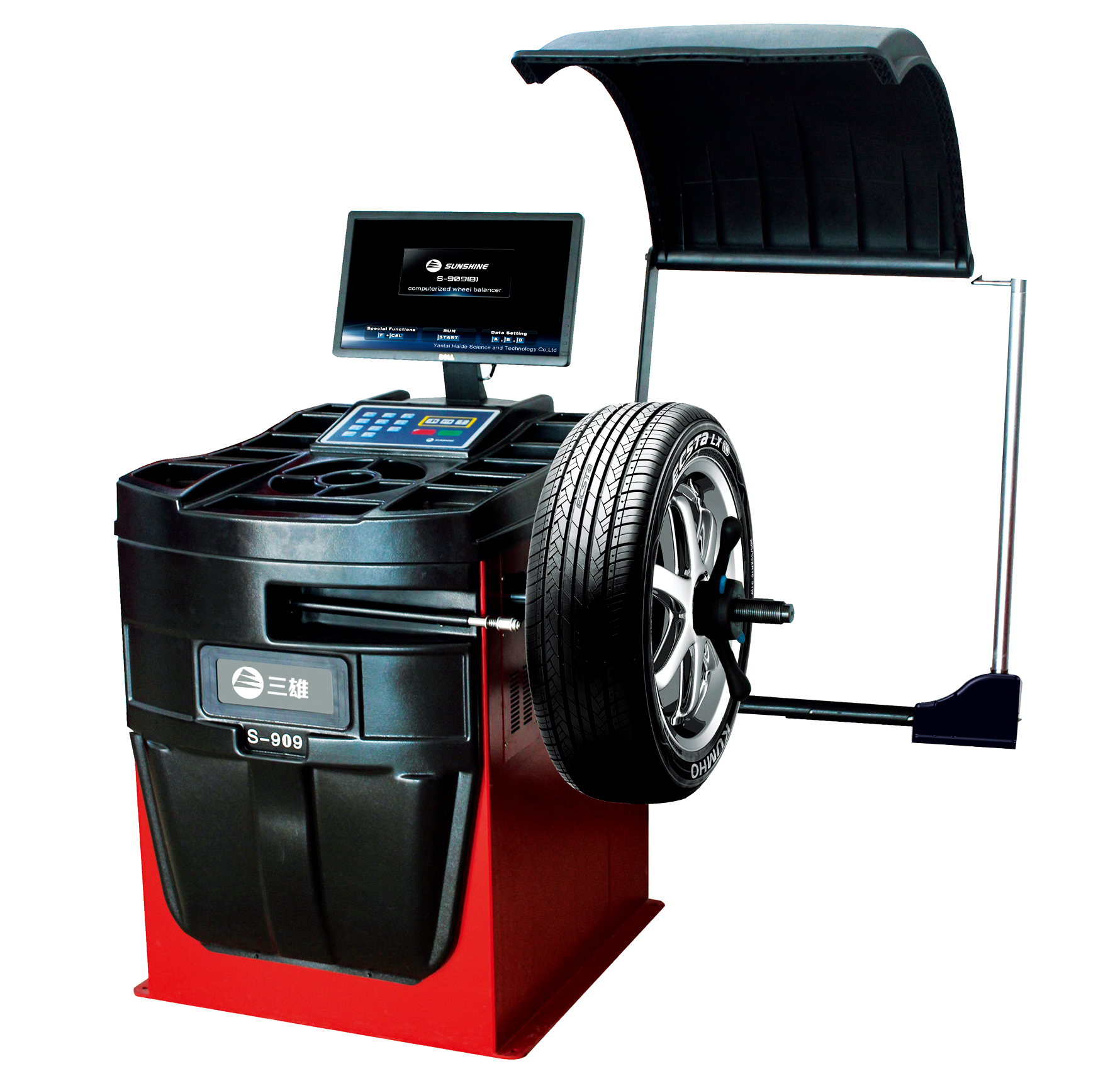 Hot sale S909 wheel balancer High quality truck Wheel Balance/ bus wheel balancing machine/truck tire balancing machine