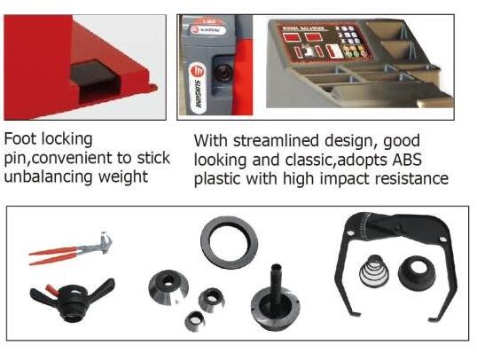 wheel  balancing machine S808 ,CE certificated,wheel balancer