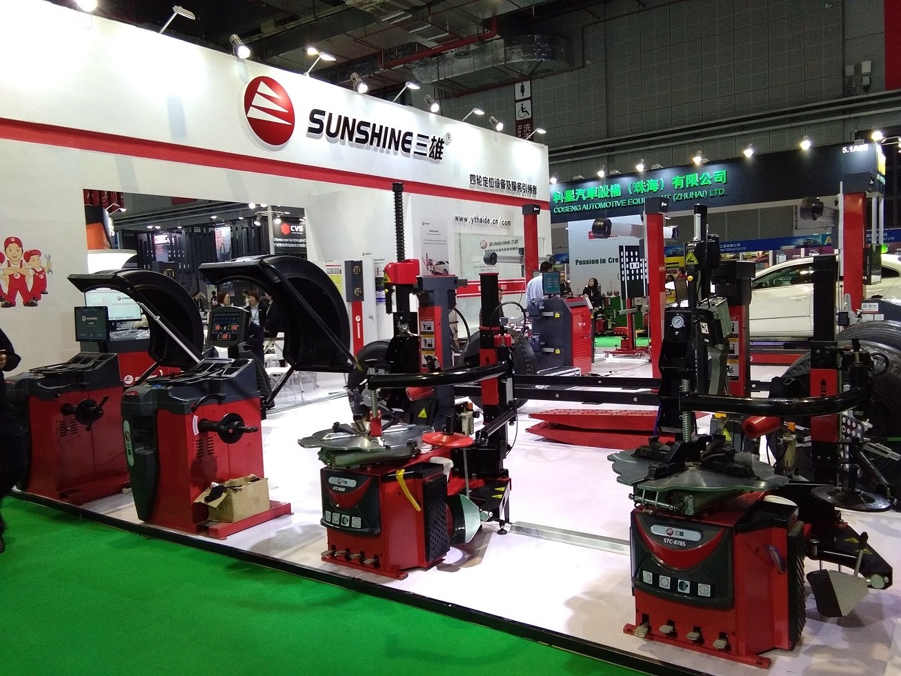 Sunshine   tire changer with assistant arm STC768R,  tyre changer for sale with CE