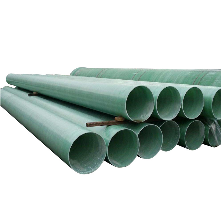 Filament wound fiberglass reinforced plastic grp underground sewer pipe sizes