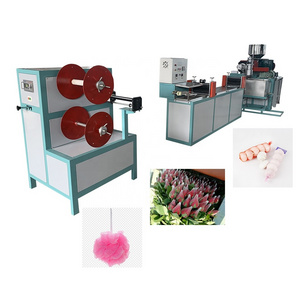 Hede PE bath sponge net production line knotless net extruding machine plastic net bag making machine