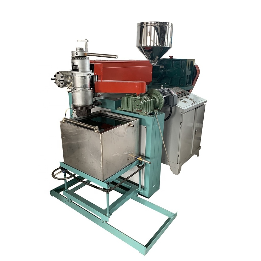 Hede PE bath sponge net production line knotless net extruding machine plastic net bag making machine