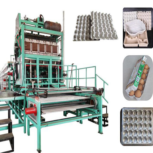 New Automatic Egg Carton Making Machine Paper Egg Tray Machine Pulp Molding Machine Top Selling Products in Kenya Rotary Forming