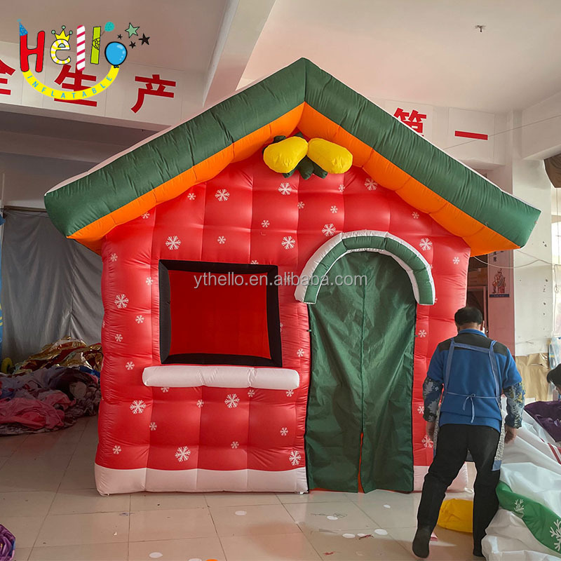 Inflatable Christmas huge outdoor decorations inflatable winter christmas house