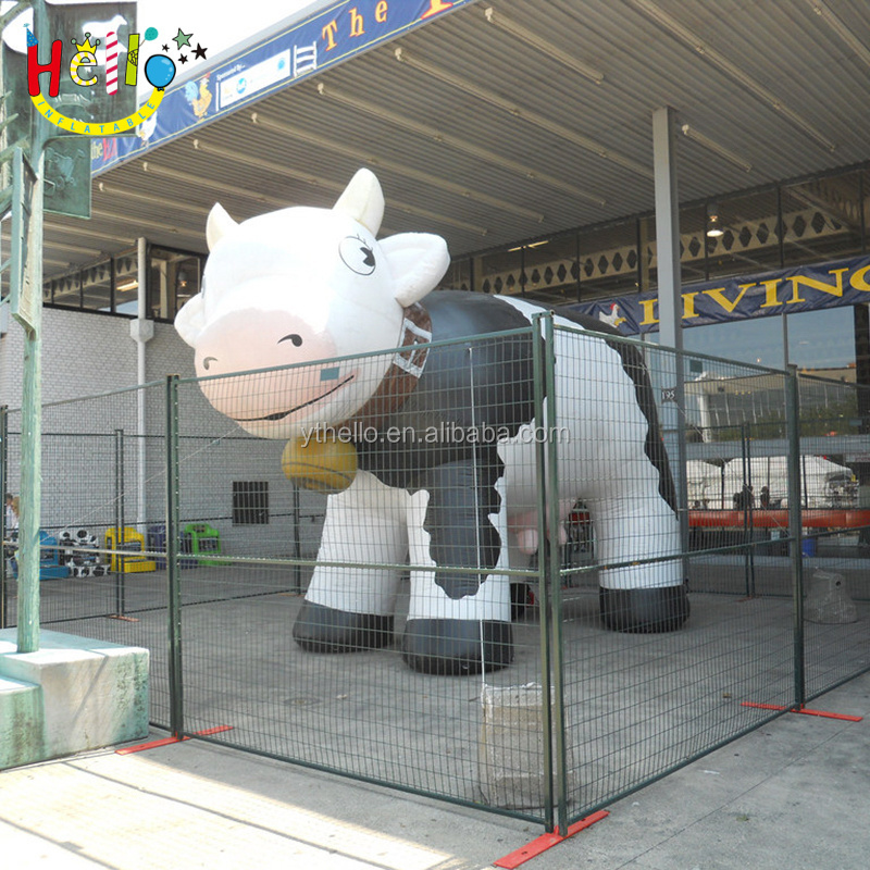 advertising giant inflatable cow milk cow for outdoor