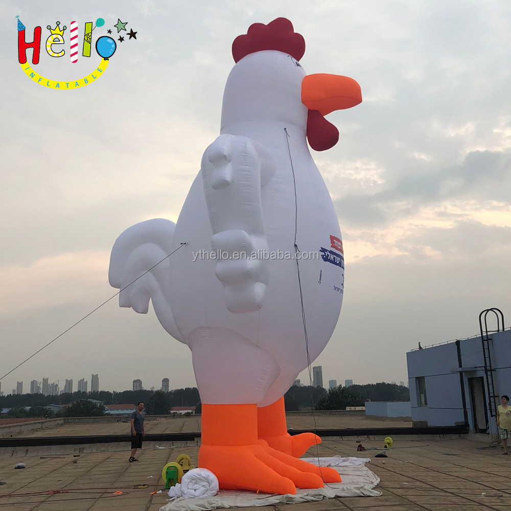 NEW Inflatable exhibition balloon giant model white inflatable chicken