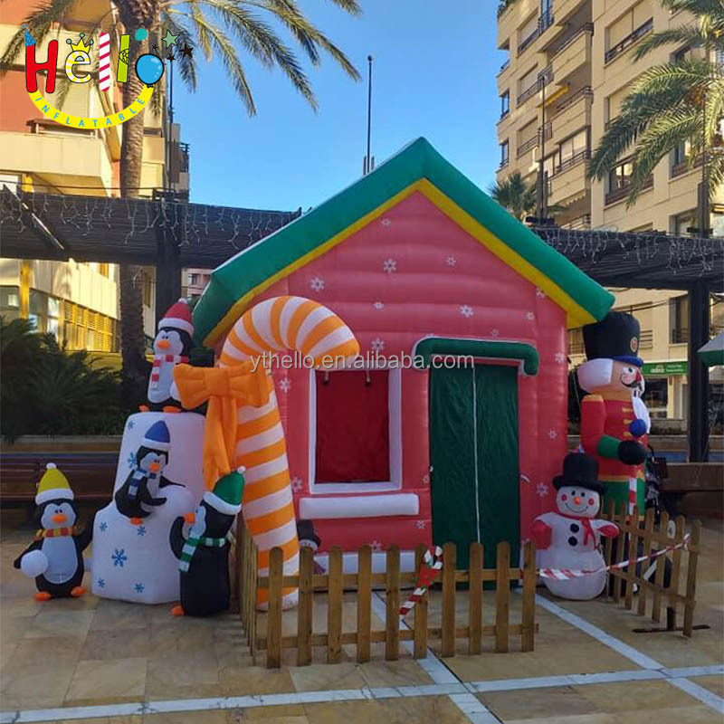 Inflatable Christmas huge outdoor decorations inflatable winter christmas house