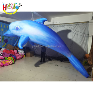 Attractive giant inflatable dolphin inflatable animal model dolphin balloon for advertising