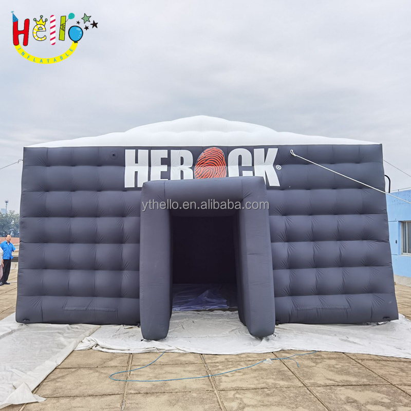 LED inflatable nightclub tent Inflatable Event Tent Cube Square Inflatable Tent