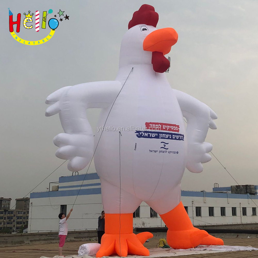 NEW Inflatable exhibition balloon giant model white inflatable chicken