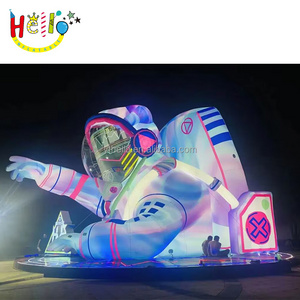 hug inflatable stage background giant inflatable astronaut spaceman model stage with LED light