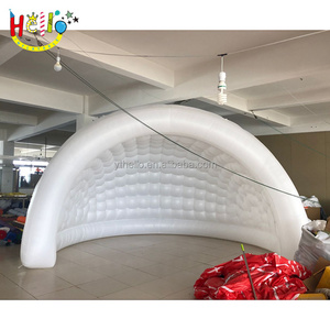 Customized outdoor giant marquees half dome music festival inflatable stage covering