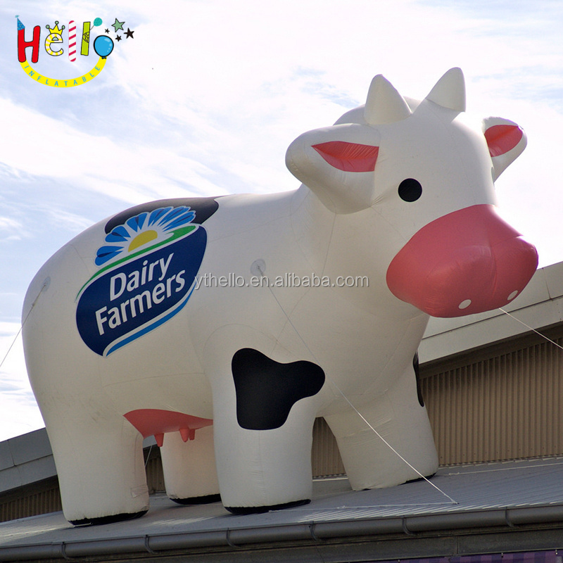 advertising giant inflatable cow milk cow for outdoor