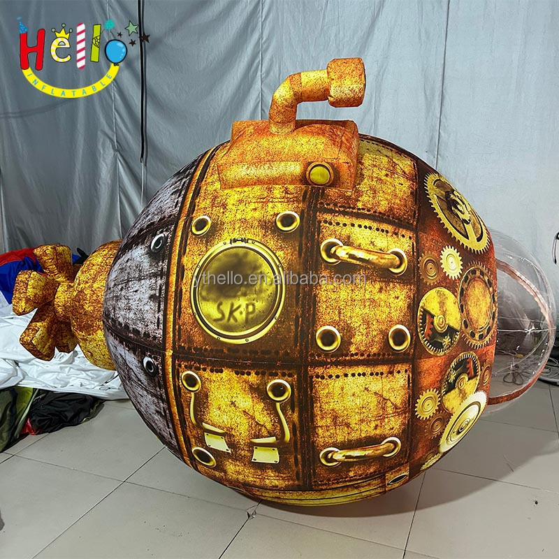 Custom Inflatable Advertising Blimps Inflatable Cartoon Model Inflatable Submarine