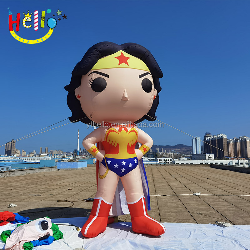 Inflatable cartoon model inflatable heroine