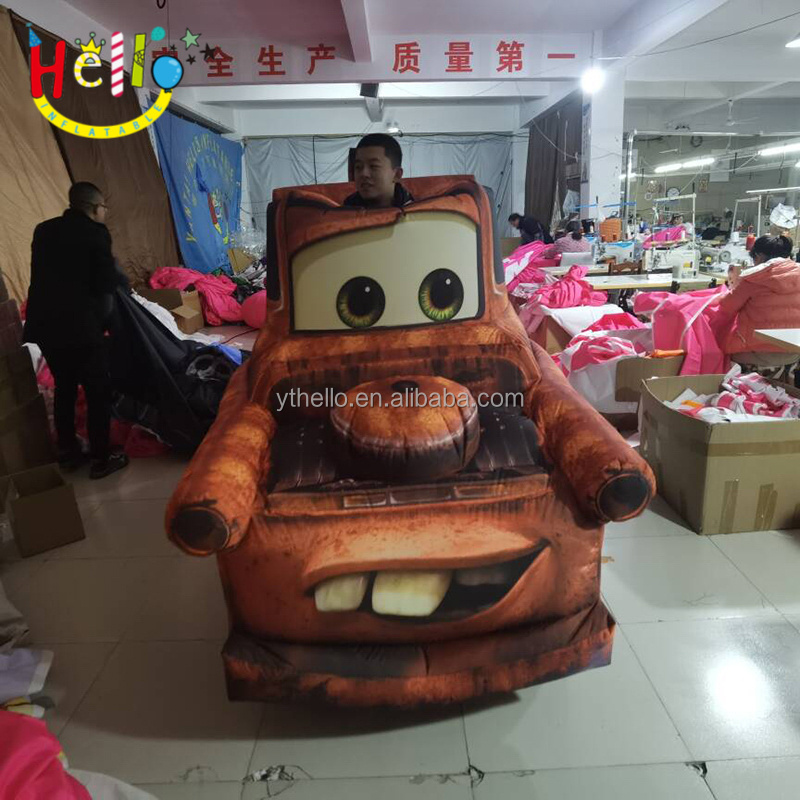 Customized Car Exhibition Parade Walking Inflatable Classic Car Costume Inflatable Crane Costume