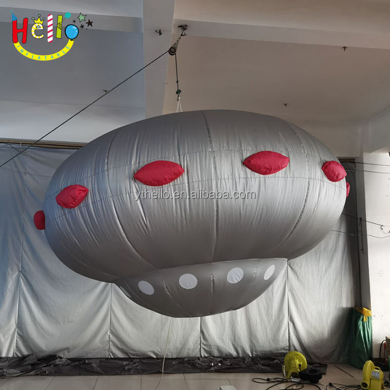 led lighting giant inflatable flying UFO model Inflatable aircraft model