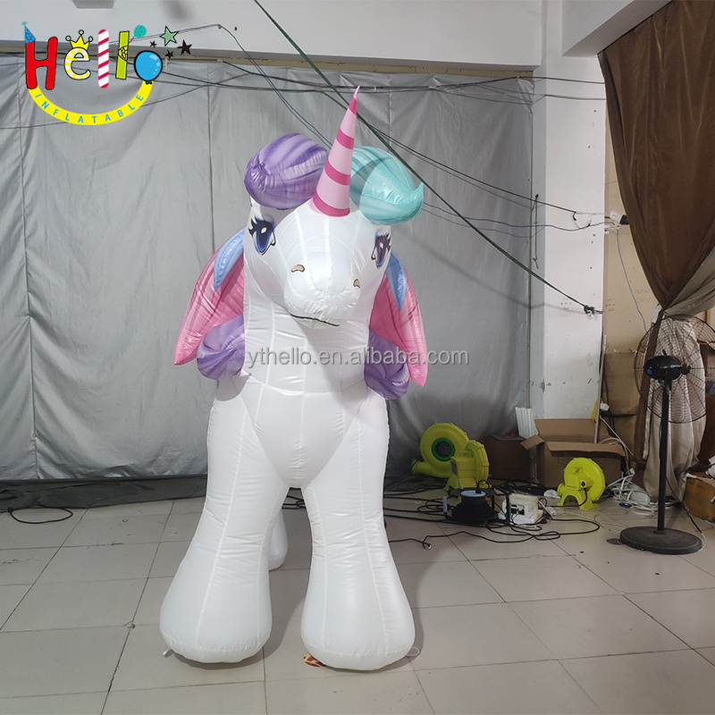 Hot selling custom cartoon inflatable little horse inflatable unicorn inflatable pony