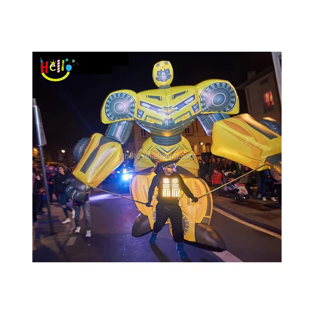 Fashion Attractive Design Giant Inflatable Robots Model Puppets Costume