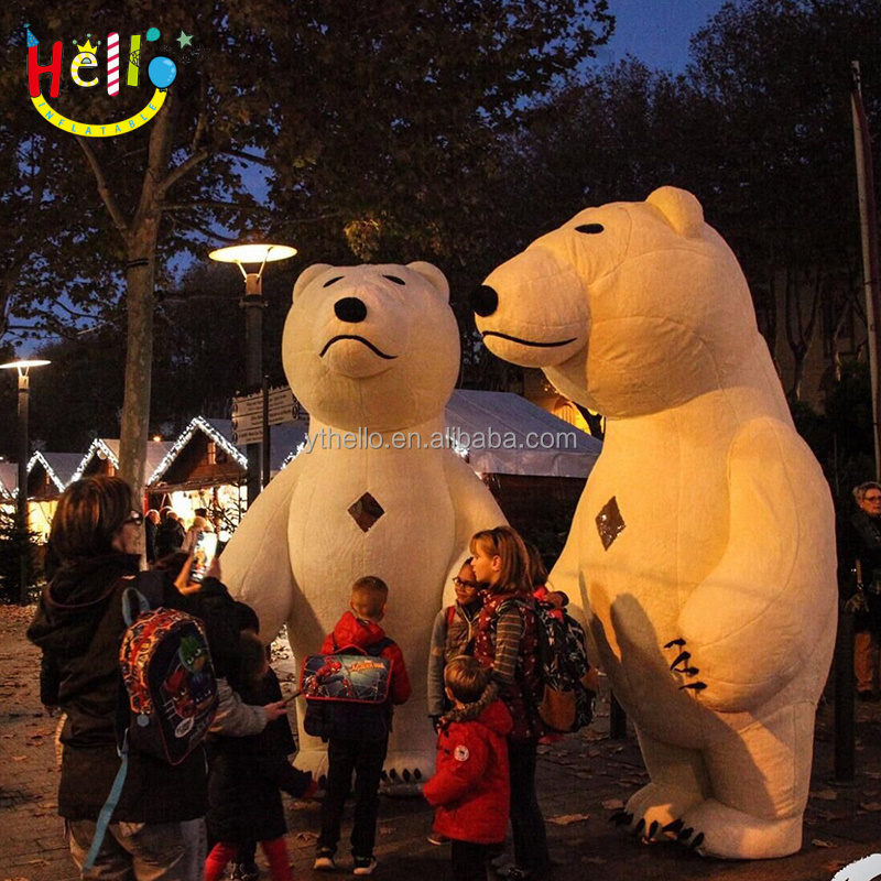 Customized Inflatable Animal Suit Polar Bear Inflatable Performance Costumes