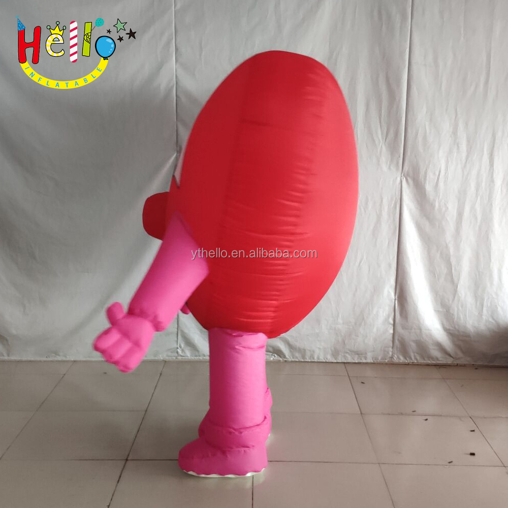 party decoration inflatable heart costumes suits inflatable