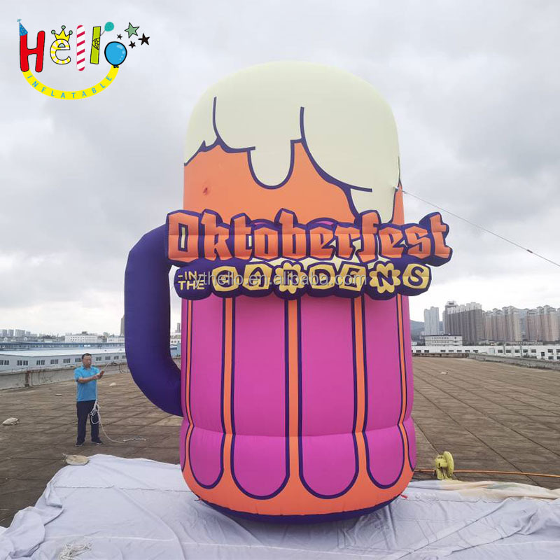 party giant outdoor advertising balloon model inflatable beer mug cup