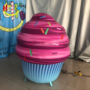 Cup cake parade balloon dessert station advertisement inflatable cupcake