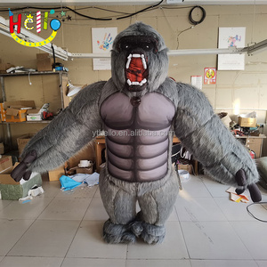 Customized walking inflatable baboon costume inflatable monkey costume inflatable gorilla costume