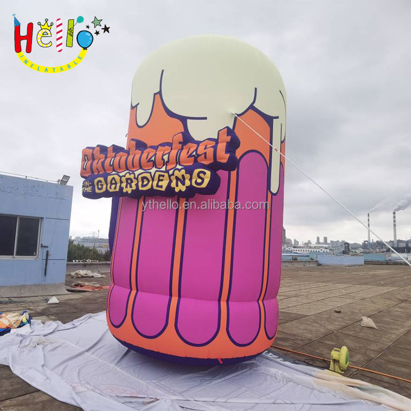 party giant outdoor advertising balloon model inflatable beer mug cup