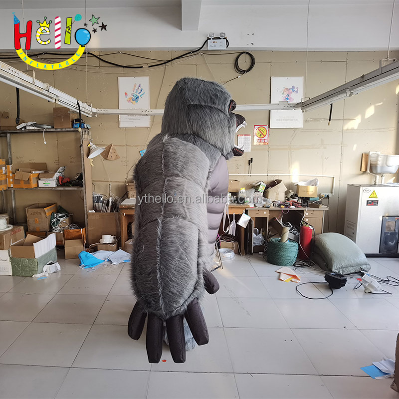 Customized walking inflatable baboon costume inflatable monkey costume inflatable gorilla costume