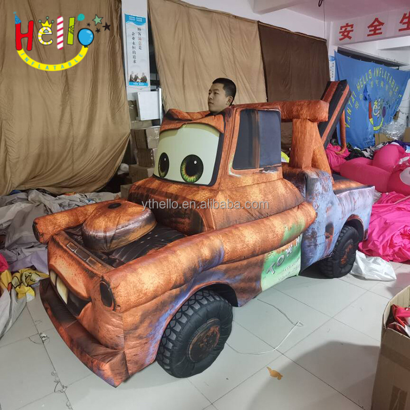 Customized Car Exhibition Parade Walking Inflatable Classic Car Costume Inflatable Crane Costume