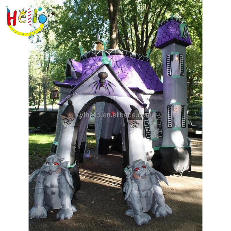 advertising Halloween inflatable decoration Inflatable halloween arch blow up gate  for sale