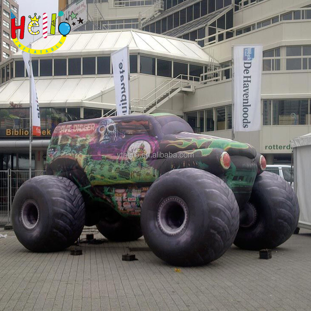 Event party Decoration Inflatable Camouflage car jeep