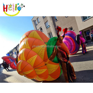 Event Parade Inflatable Snail Costume Customized Giant Walking Inflatable Snail Cartoon