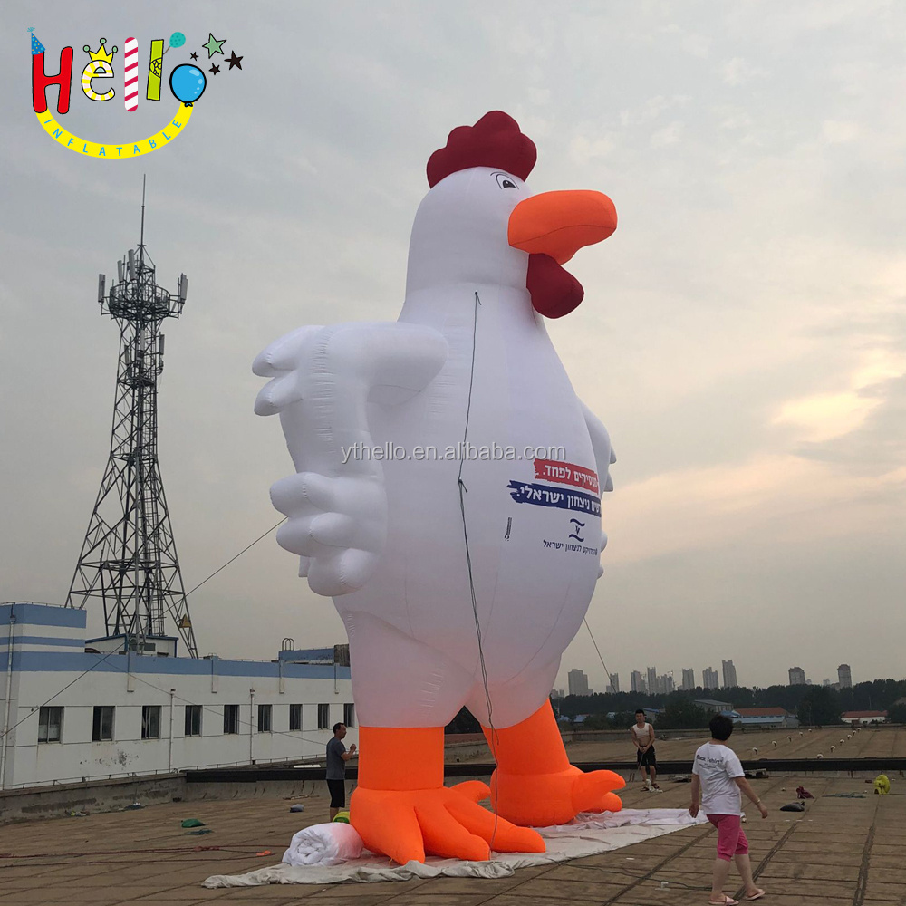 NEW Inflatable exhibition balloon giant model white inflatable chicken