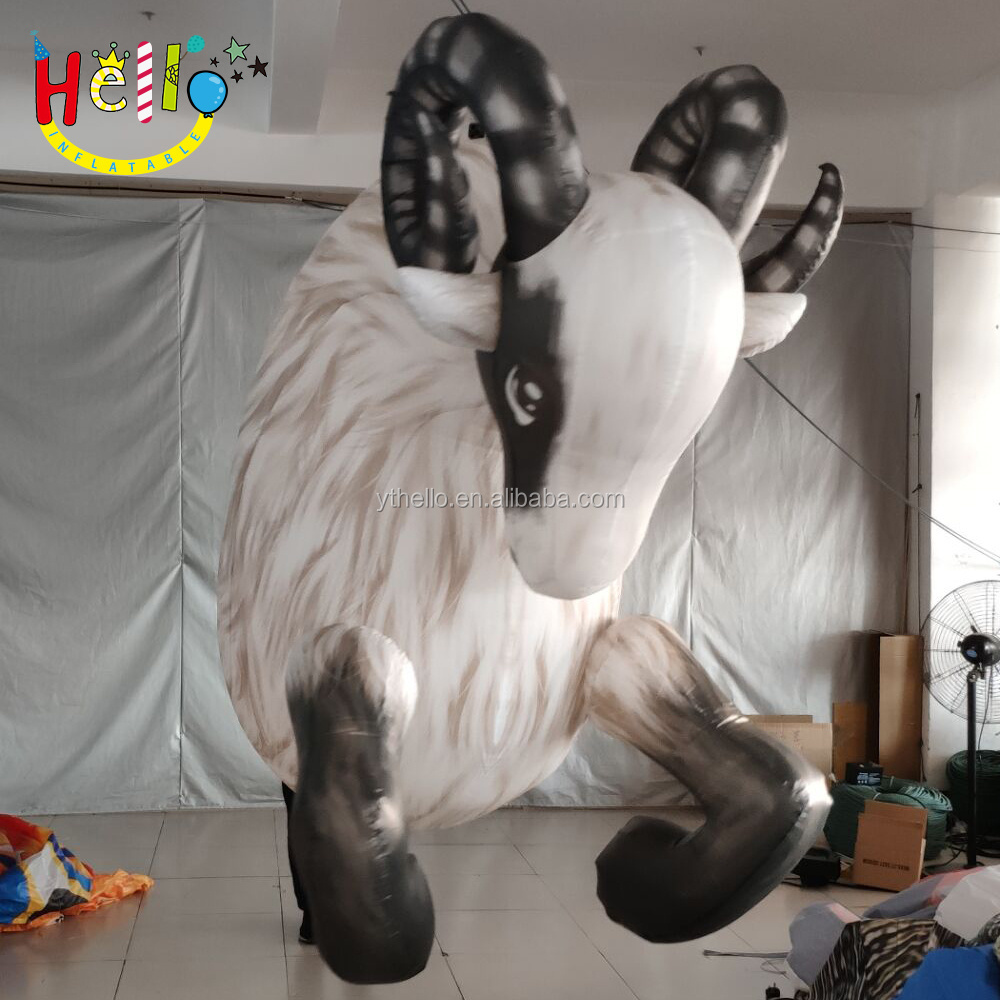 giant customized inflatable animal walking costume goat for advertising