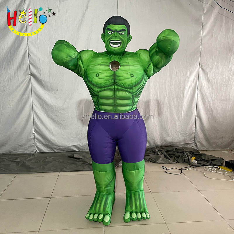 Greenman costume inflatable costume adult man Halloween Christmas carnival party costume