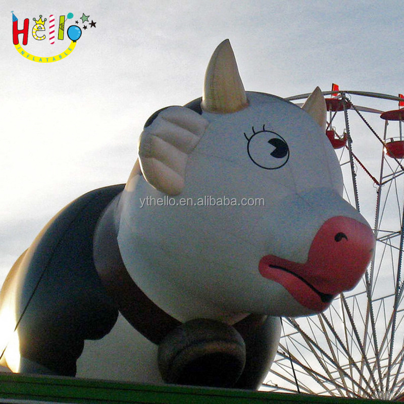 advertising giant inflatable cow milk cow for outdoor