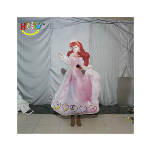 custom giant inflatable advertising princess/inflatable cartoon walking costume