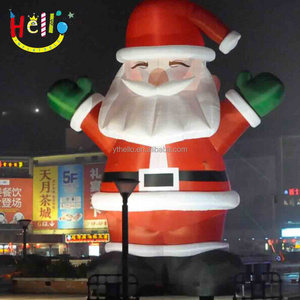 custom size inflatable santa claus Pere Noel Father Christmas model balloon for party decorations