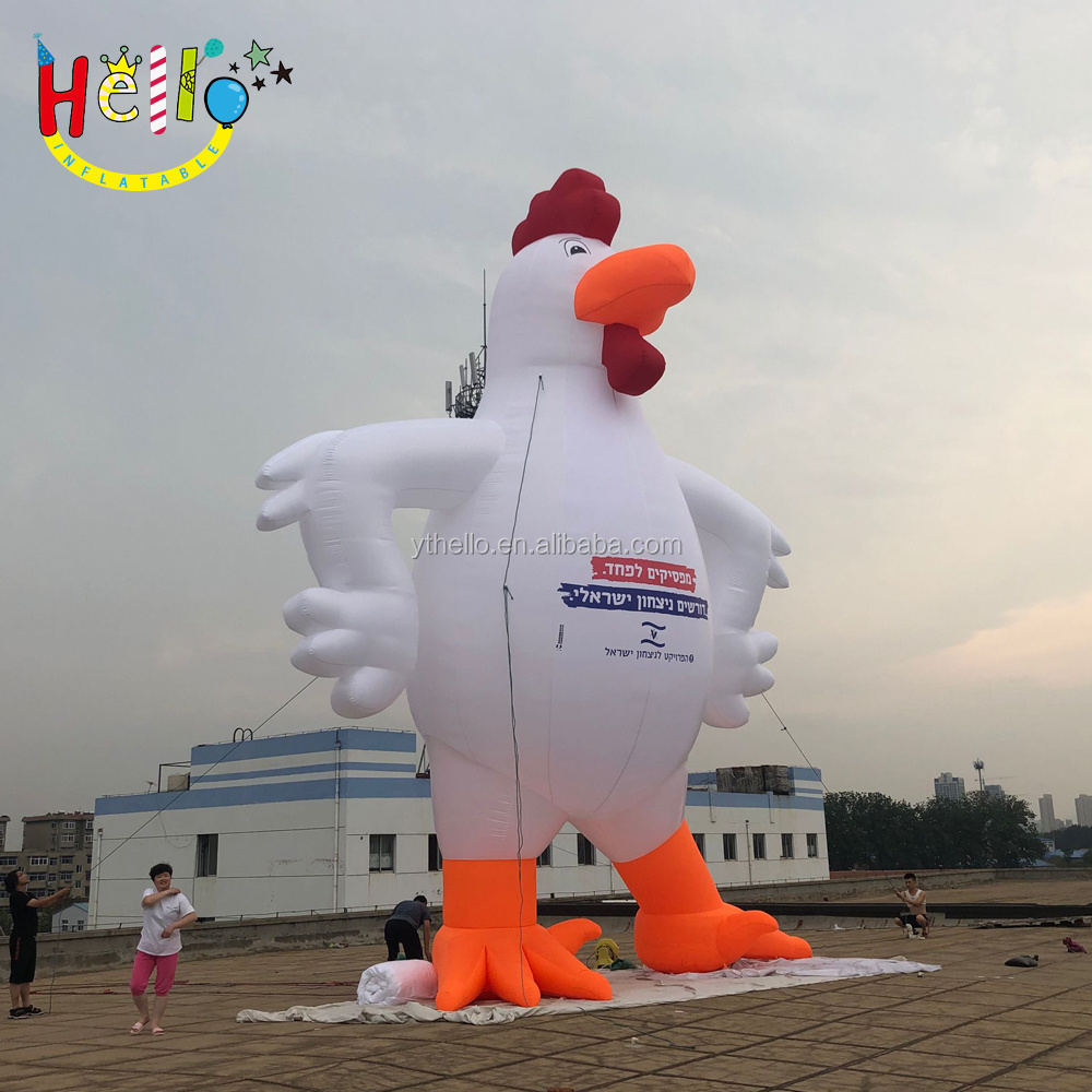 NEW Inflatable exhibition balloon giant model white inflatable chicken