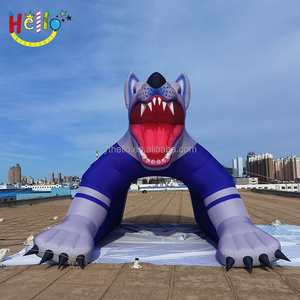 OEM large size inflatable football player entrance tunnel inflatable dog tunnel