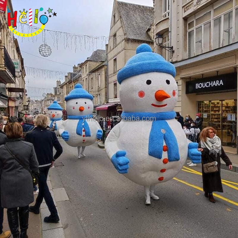 Inflatable Christmas snowman costumes customized giant mascot costume inflatable snowman costume