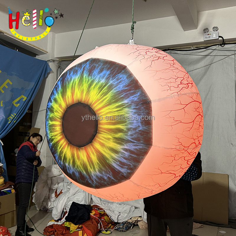 Halloween Decoration Giant Inflatable Ball Led Light Inflatable Eyeball