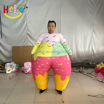 Adult Suit Blow Up Full Body Costume Colourful Inflatable Suit