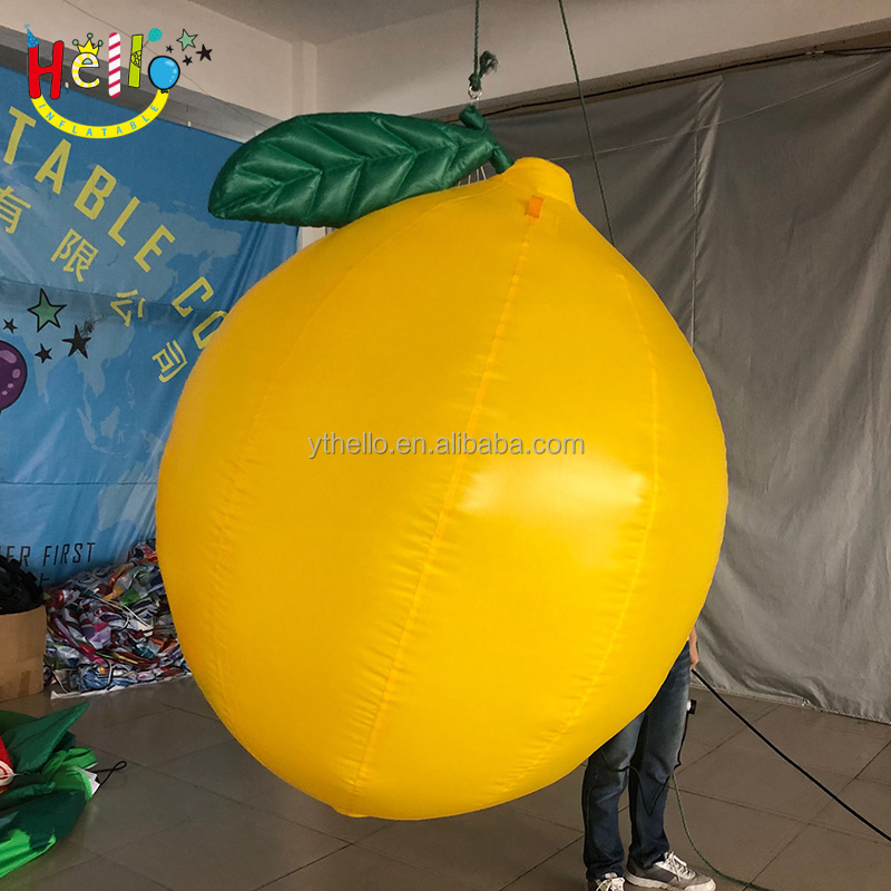 Ceiling Decoration Inflatable Fruits Model Hanging Inflatable Lemon